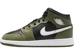 Air Jordan Air Jordan 1 Mid GS ‚Medium Olive‘ DQ8423-092 New With Box Size 6y