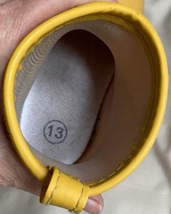 Tree Grandpa Kids Yellow Pull-on Rain Boots Baby Boys Girls Size 13 (US 5??)