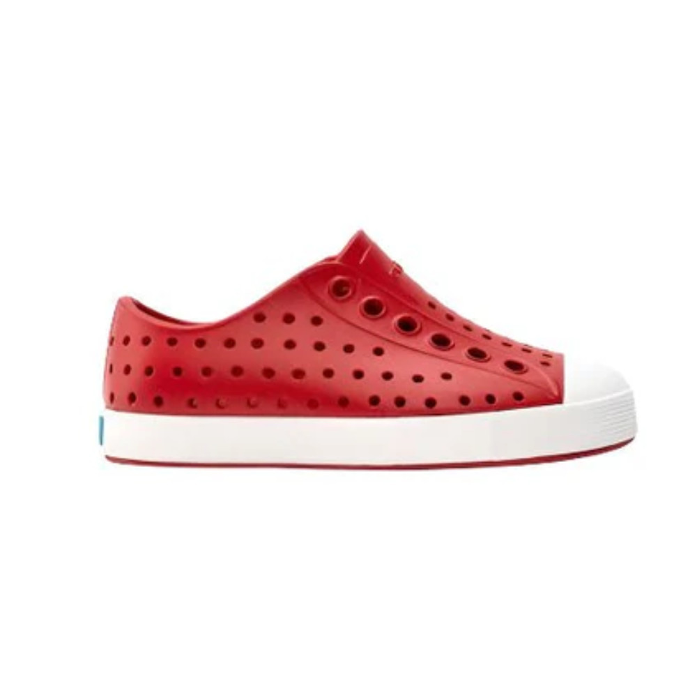 Native Shoes Jefferson Child – Lightweight Sneaker Ruby Red / Shell White