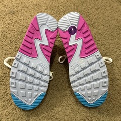 Nike Air Max 90 SE Polka Dots White Purple Blue Sneaker Size 6.5 DV1843-100
