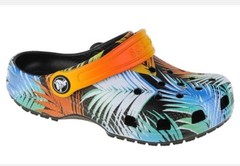 Crocs Classic Printed Pool Party Clog Unisex Youth Kids Size C 12 205813-3TC NWT