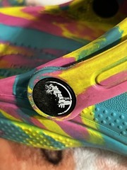 Kids Crocs Crocband Marbled Tie Dye Pastel Child Size 13 Pink Yellow Blue Mint