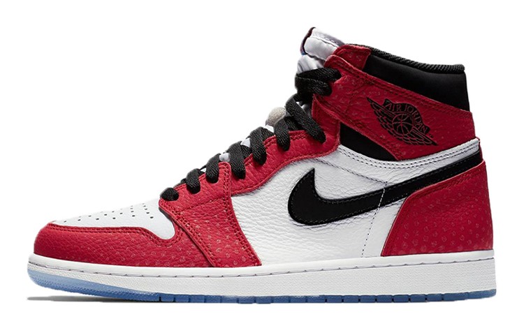 Jordan 1 Retro High Spider Man Origin Story GS Kids 575441-602 New Authentic