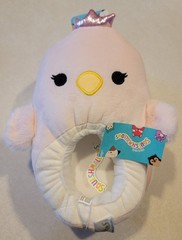 NIP Original Squishmallows Plush Slippers Alyssa the Swan Youth Kids Size 4-5