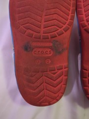 Crocs Fun Lab Super Mario Red White Blue Clog Casual Shoes J 2