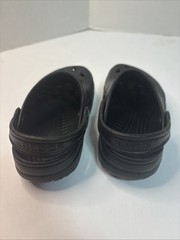 Crocs Classic Clogs Kids Size 6/7 Childrens Black Slip On Rubber Sandals