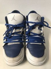 Jordan Flight 23 BG white/blue/neon green Youth size 5y (317821 118)