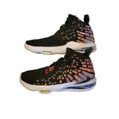 Nike LeBron 17 „James Gang“ Black/Multicolor Size 7Y, Mens 7, Womens 9