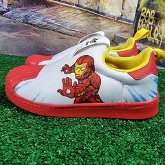 ‚Adidas X Marvel‘ Superstar 360 C Iron Man Kids Originals – FX4880 Size 3 (W28)