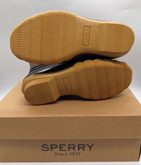 Sperry Saltwater Classic Leather Duck Boots Brown Waterproof Casual Boots SZ 6
