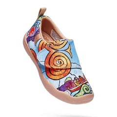 Kid Size UIN Slip On Shoes Canvas Comfortable Loafers „Ride the Wave“