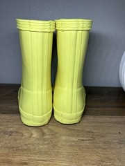Hunter Original Kids First Classic Yellow Rubber Rain Boots US 5 EU 21