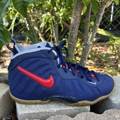 Size 5.5 (GS) – Nike Little Posite Pro Mid USA – 644792-405