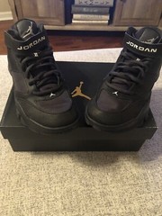 JORDAN BCT MID 2 616363-010 BLACK/WHITE-ANTHRACITE GRADE SCHOOL EUC. SZ 7Y.