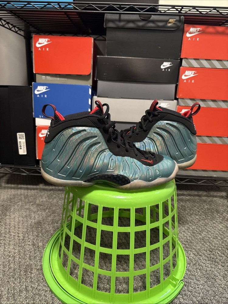 Size 6 (GS) – Nike Little Posite One Mid Gone Fishing – 644791-300