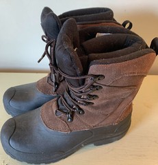 3M Quest Thinsulate Boots Youth Size 6 Winter Snow Ice Mud Brown/Black QCWBB004