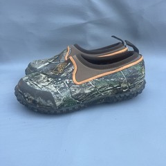 Muck Boots Kids Sz 1 Muckster II Low Slip On Rain Waterproof Shoes Camo