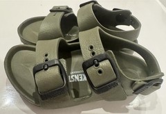 Birkenstock Kids Milano EVA Back Strap Sandals sz 6-6.5 K EU 24 Narrow Khaki