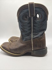 Durango DBT0216Y Brown Denim Blue Lil’ Rebel Pro Western Boots 1M