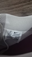 Nike Court Vision Low Top Leather Sneaker White/Purple Kids US 9 DH3158-500