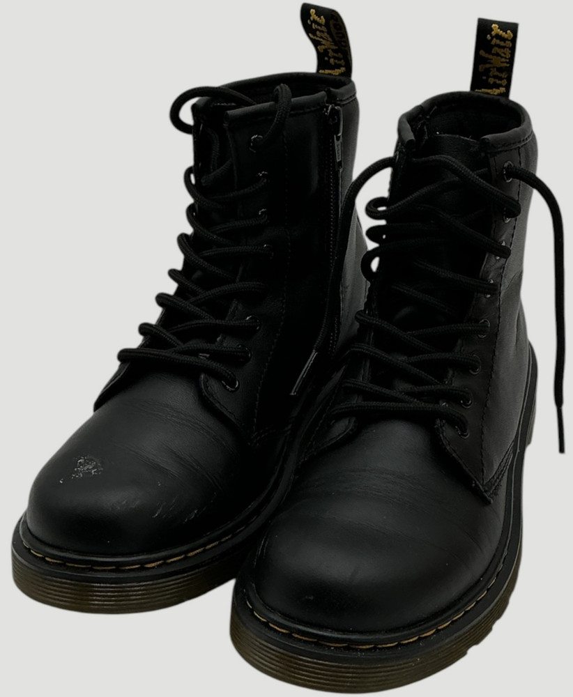 Dr. Martens 1460 Y Big Kid’s Size 4 Black Leather Boots