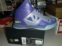 AND1 Chaos Kids Boys Basketball Sneakers Shoes Casual -PURPLE SIZE 2,☆☆☆☆☆193