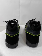 Nike air assault 7 Youth sneaker Black and green High Tops leather and suede