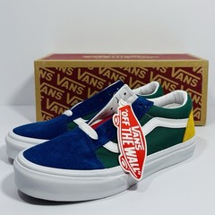 New VANS Old Skool Yatch Club Multicolor Suede Canvas Youth Sneakers Size 2