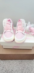 Travis Scott Jordan 1 Low OG SP (PS) Pink/White Unisex Kids US 1.5 New w/ Box
