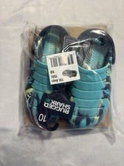 Rugged Shark Clogs Children’s Size 10 Eva Lined Slip-On Turquoise Blue Style New