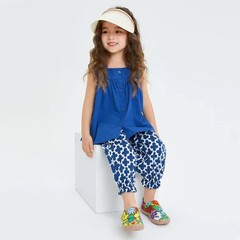 Kid Size UIN Slip On Shoes Canvas Comfortable Loafers „Floral Party“