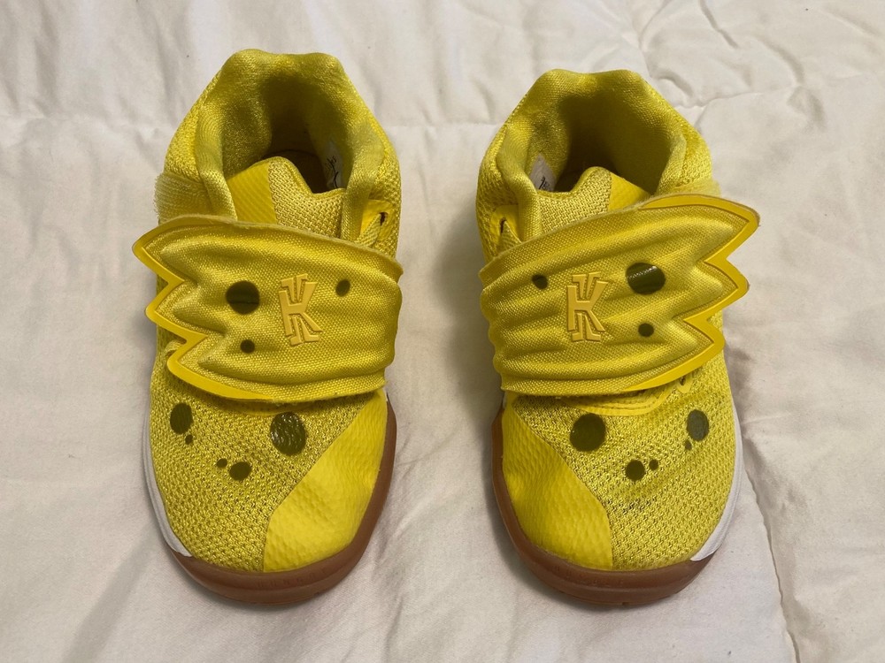NIKE KYRIE SPONGEBOB SQAREPANTS CHILDRENS TODLER SHOES SIZE 9C