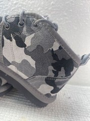 Alpine Design Winter Shoes, Woolblend Linning, Blown Rubber Outsole – Camo Sz. 3