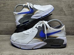 Nike Air Max Excee White Blue Gray Cd6894-116 6Y Pre-loved NO BOX READ