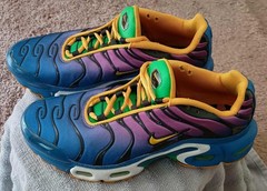 Nike Air Max Plus Soar Magic Flamingo University Gold CU4678-400 Size 5.5Y