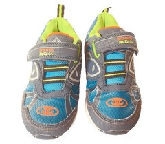 Disney Pixar Toy Story Buzz Lightyear Woody Kids Sneakers Blue Orange Size 10