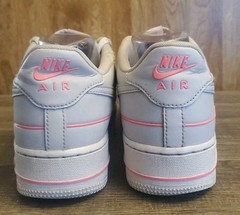 Nike Air Force 1 LV8 Athletic Shoes Sneakers Youth Size 7Y Womens 8.5 Gray Pink