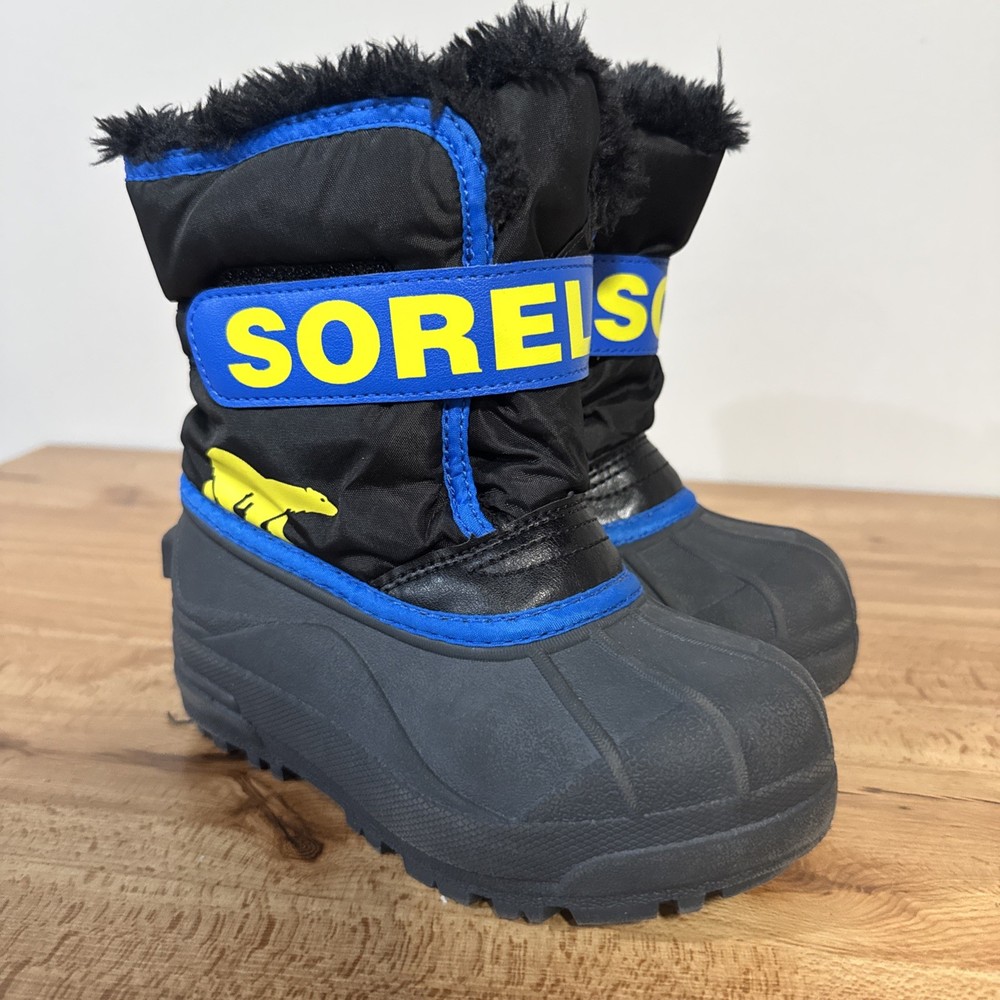 Sorel Snow Commander Waterproof Insulated Winter Snow Boots Toddler Size 11