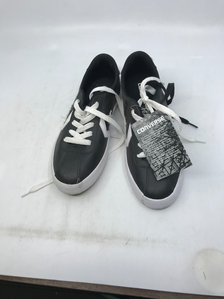 Converse Kids Breakpoint OX Juniors Shoes, Black/White/Black – 1 M(US)