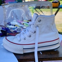 Converse Chuck Taylor All Star White High Top Sneaker Unisex Kids US 11 EU 28