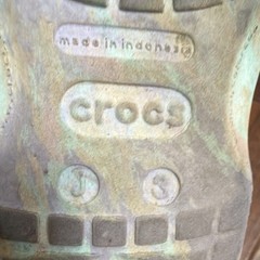 Crocs Classic Marbled Clogs Unisex Kids US 3 J3 Purple Multicolor Slip-On