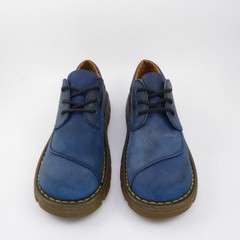 Dr Doc Martens 6442 Kids Leather Low Top Oxford Shoes Youth US 2 Navy Blue
