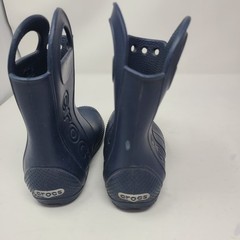 Crocs Toddler Pull On Rain Boots Navy Blue 12803 US (2776)* Size c10
