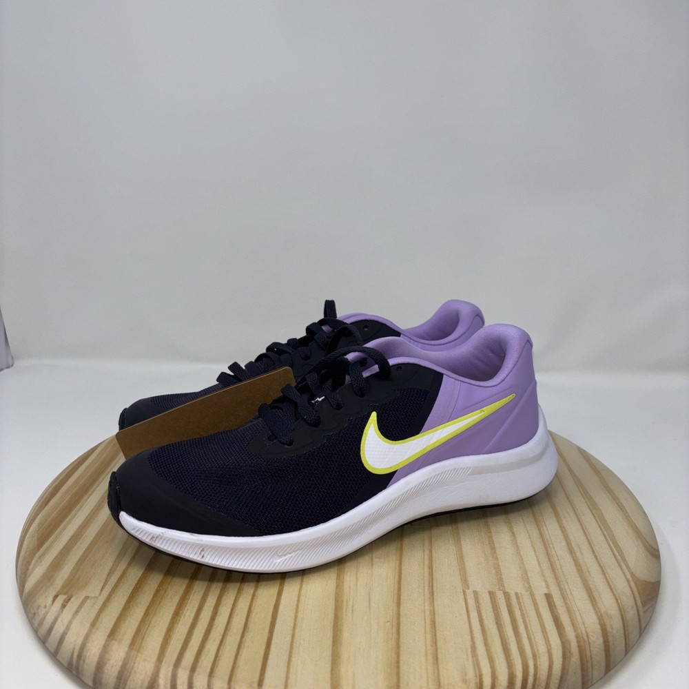 Nike Star Runner 3 GS Purple White Lilac Size 5Y/Womens 6.5 DA2776-500 New