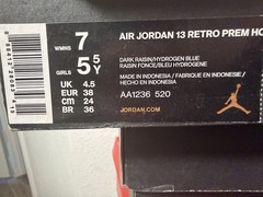 Size 5.5 (GS) – Jordan 13 Retro Premium HC Mid Dark Raisin