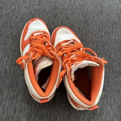 Nike Dunk High SP GS Syracuse Junior Youth Trainers White Orange US 5 DB2179-100