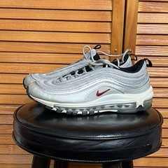 Nike Air Max 97 Og Qs Gs Silver Bullet Low Top Sneakers