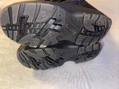 Youth US Size 11/ EU 28 Winter Boots, Reflective Grey and Black, Easy latch