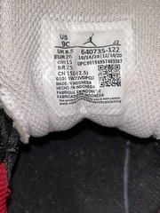 Jordan 1 Mid TD White/Gym Red-Black 640735-122 9C