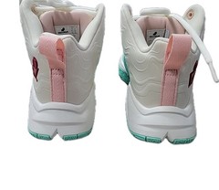 Moolah SNEAKERS Press Break V2, Size 4Y, TEAL, WHITE, PINK BRAND NEW, BOX NO LID